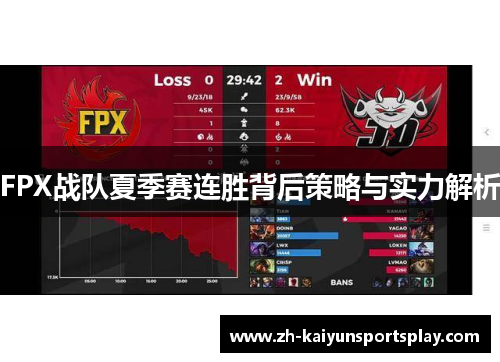 FPX战队夏季赛连胜背后策略与实力解析